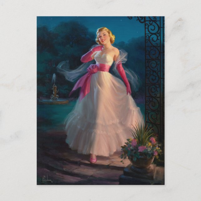 Carte Postale Balade au clair de lune (Devant)