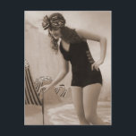 Carte Postale Balade vintage Beauté Flapper Portraits de filles<br><div class="desc">flappers, femmes en lingerie, femmes en casquette, fourrures et maillots de bain. assortiment Extraordinaire de vêtements vintages, coiffures et styles photographiques. N'hésitez pas à ajouter votre propre texte à ces belles photos. Parfait pour la Fête des Mères, Pâques, Mariages, Fêtes des mariées, Cartes de Remerciements, Anniversaires ou à tout moment....</div>