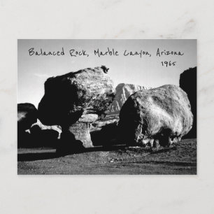 Carte Postale Balancing Rock, USA Marble Canyon Arizona 1965