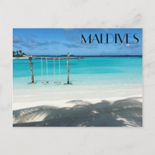 Carte Postale balançoire de maldives