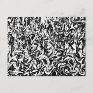 Carte Postale Balayage noir et blanc