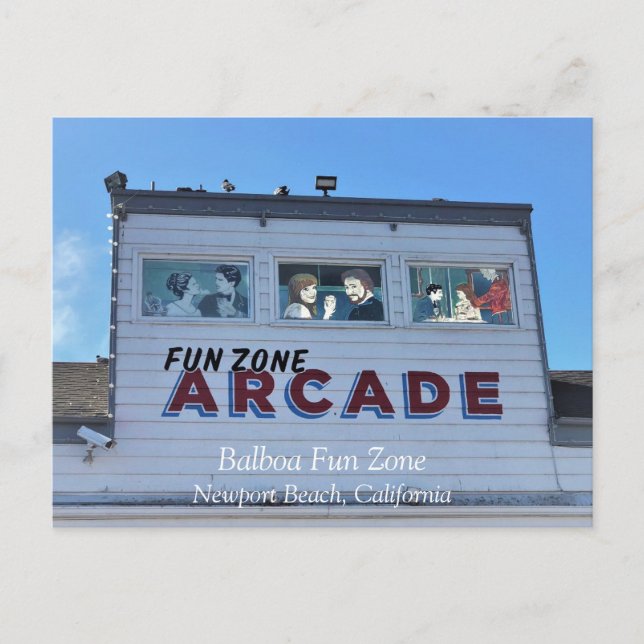 Carte Postale Balboa Fun Zone, Newport Beach, Californie (Devant)