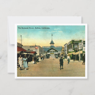 Carte Postale Balboa, Newport Beach CA, années 1910