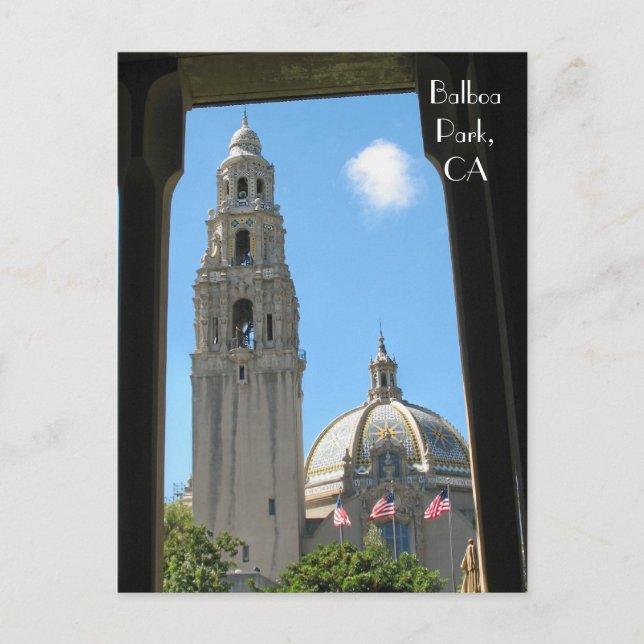 Carte Postale Balboa Park, CA (Devant)