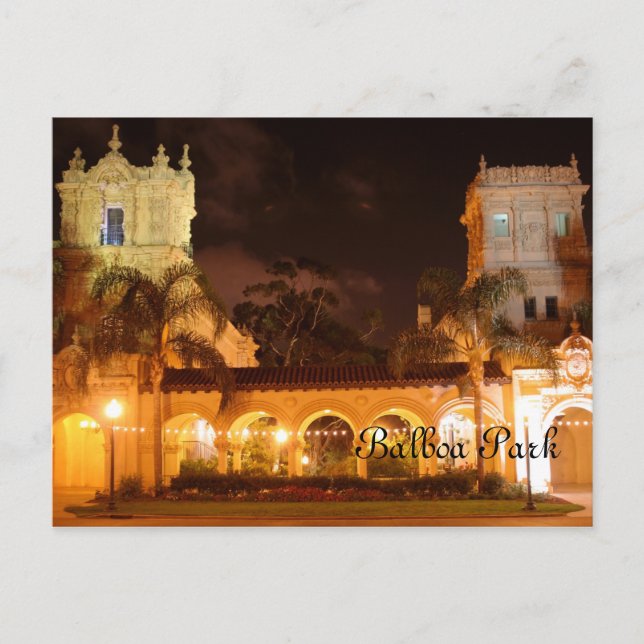Carte Postale Balboa Park, San Diego (Devant)
