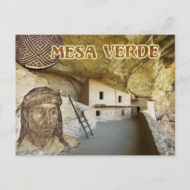 Carte Postale Balcony House, Parc national de Mesa Verde, CO (Devant)
