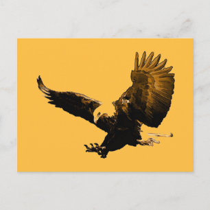 Carte postale Bald American Eagle Landing