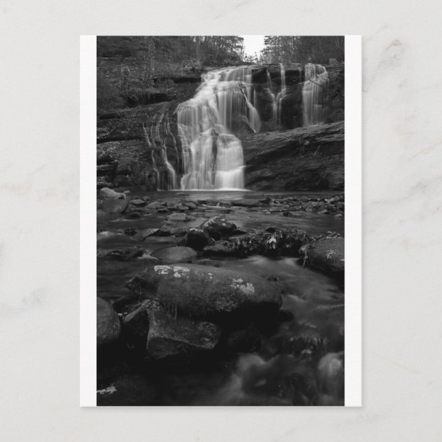 Carte Postale Bald River Falls bw.jpg (Devant)