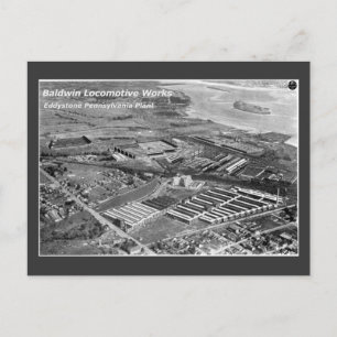 Carte Postale Baldwin Locomotive Works, Eddystone Pennsylvanie