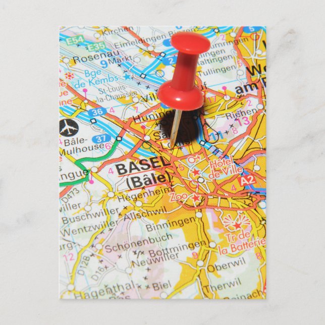 Carte Postale Bâle, Suisse (Devant)