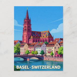 Carte Postale Bâle Suisse Voyage Monuments Historiques  