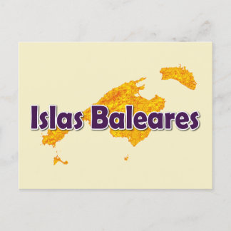 Carte Postale Balearic Islands
