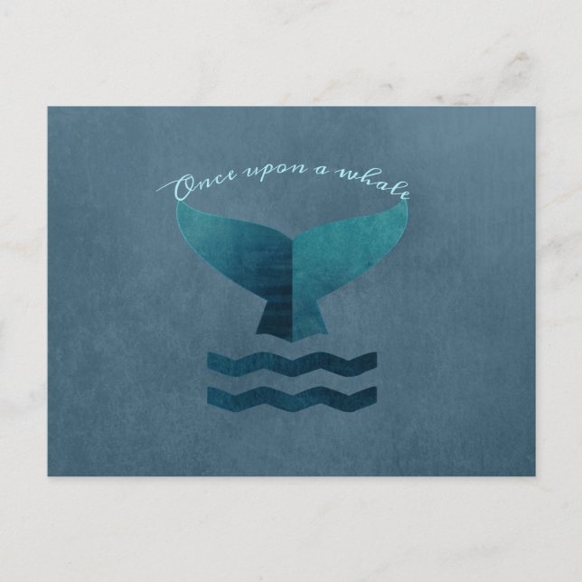 Carte Postale baleine (Devant)