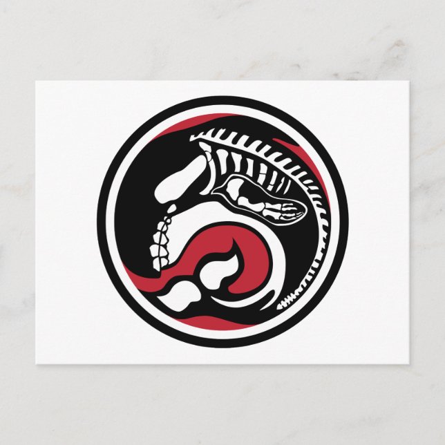 Carte Postale baleine (Devant)