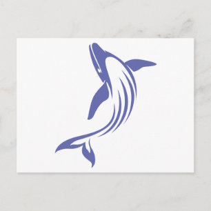 Carte Postale Baleine bleue