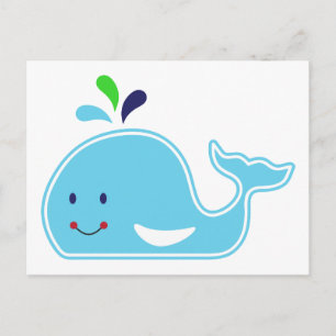 Carte Postale Baleine de bébé