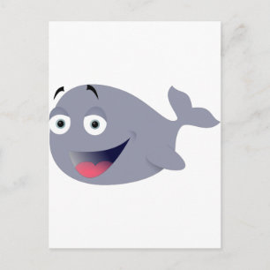 Carte Postale Baleine drôle