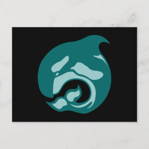 Carte Postale baleine orque