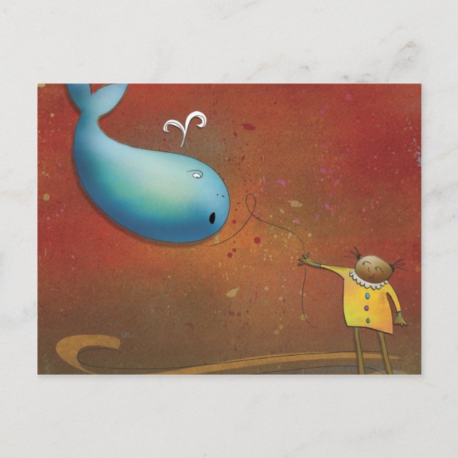 Carte Postale Baleine Rider - Nouvelle-Zélande (Devant)