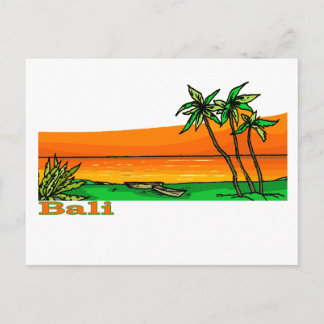 Carte Postale Bali, Indonésie