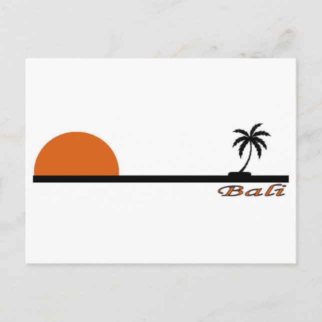 Carte Postale Bali, Indonésie (Devant)