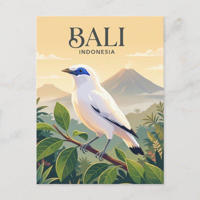 Carte Postale Bali Myna, Bali Indonésie (Devant)