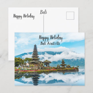 Carte Postale Bali vacation postcard