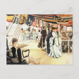 Carte Postale Balle à bord de James Tissot