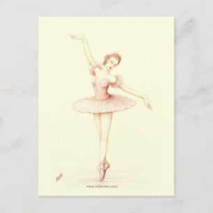 Carte Postale Ballerina