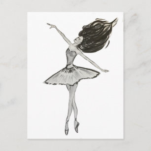 Carte Postale Ballerina