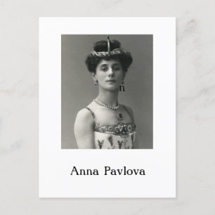 Carte postale Ballerina Anna Pavlova