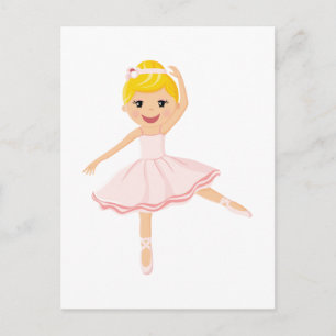 Carte Postale Ballerina blond