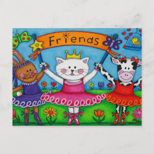 Carte postale Ballerina Friends