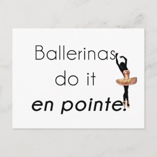 Carte Postale Ballerinas donc !