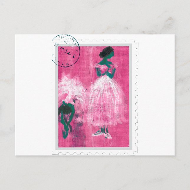 Carte Postale Ballerinas Marie L. (Devant)