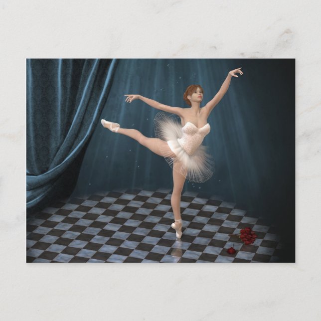 Carte Postale ballerine (Devant)