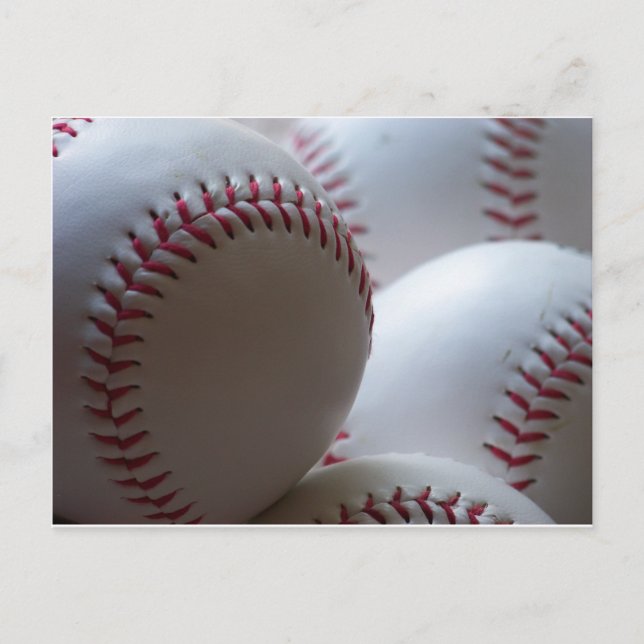 Carte Postale Balles de baseball (Devant)