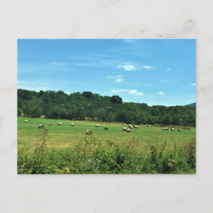 Carte Postale Balles de foin, Wytheville, Virginie