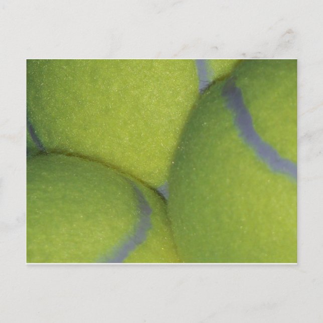 Carte Postale Balles de tennis (Devant)