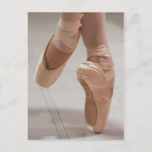 Carte Postale Ballet Dancer en Pointe, Alimentation, Chaussures 
