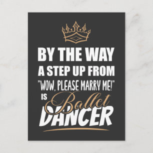 Carte Postale Ballet Dancer est l'Ultimate in Appeal. Cadeau amu