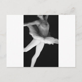 Carte Postale Ballet - Danse - Ballerina 9 - Noir & Blanc