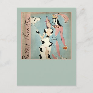 Carte Postale Ballet et théâtre