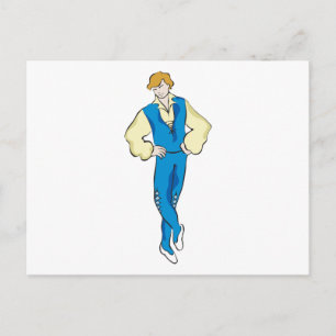Carte Postale Ballet Man
