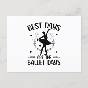 Carte Postale Ballet Sayings   Ballerina Dancing Hobby Gifts