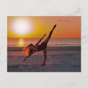 Carte Postale Ballet Sunset