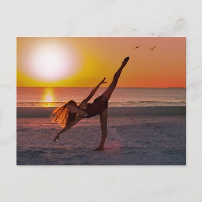 Carte Postale Ballet Sunset (Devant)