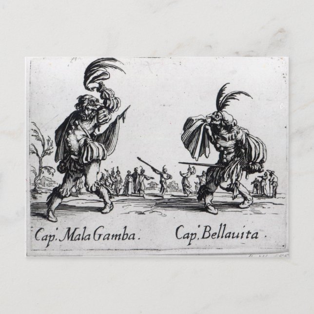 Carte Postale Balli de Sfessania, c.1622 (Devant)