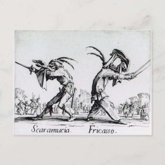 Carte Postale Balli de Sfessania, c.1622 (Devant)