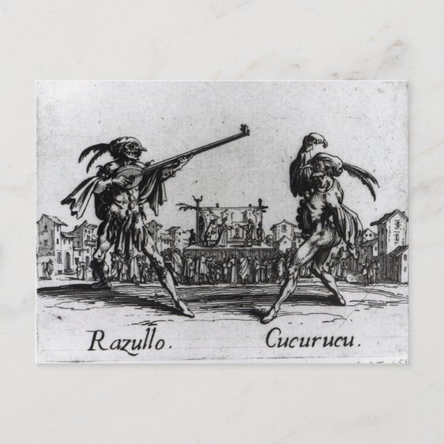 Carte Postale Balli de Sfessania, c.1622 (Devant)